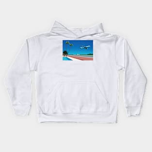 hiroshi nagai - hiroshi nagai prints plane Kids Hoodie